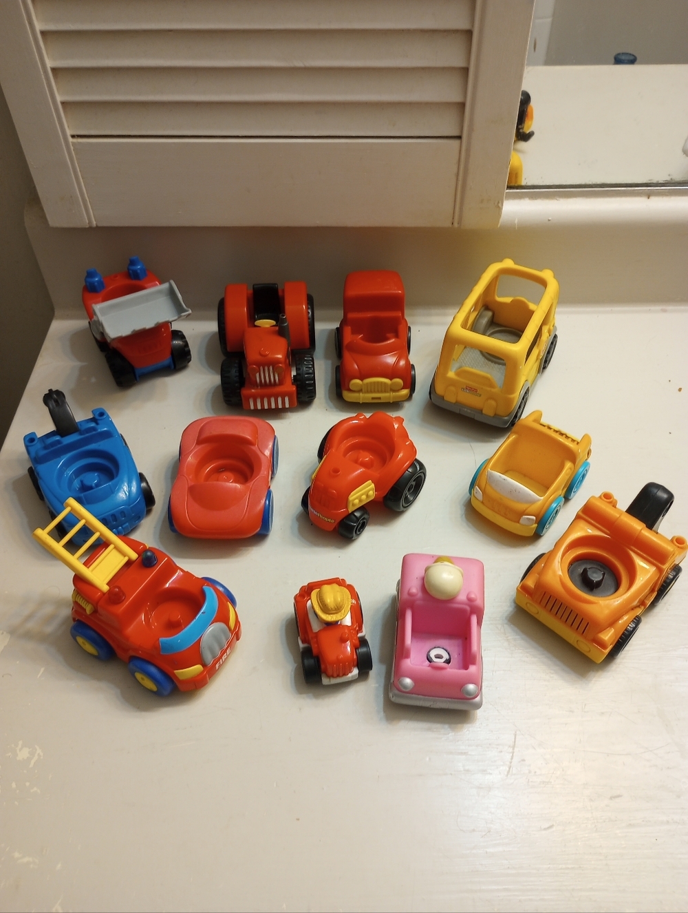 Fisher Price Little People Bundle Of 12 Miscellaneous Vehicles